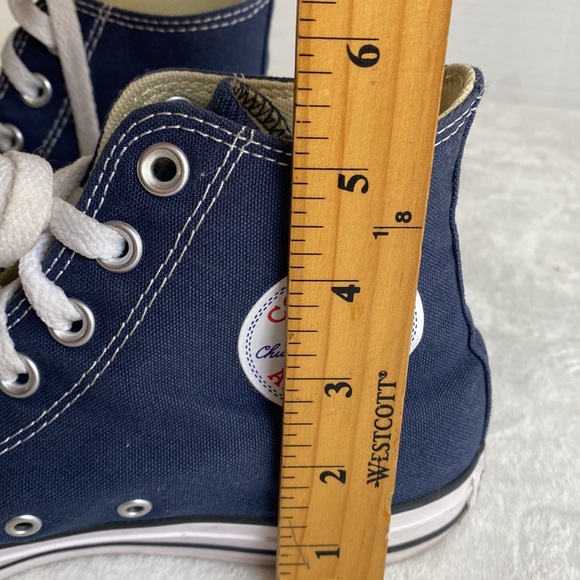 Converse Navy Blue High-Top Sneakers - Picture 10 of 10